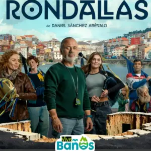 Cartel del cine de verano con la película Rondallas, de Daniel Sánchez Arévalo, 13 de agosto a las 22:00 en la pista polideportiva